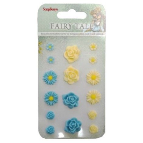 Ozdoby żywiczne ScrapBerry's Naklejki Fairy Tales, 16szt